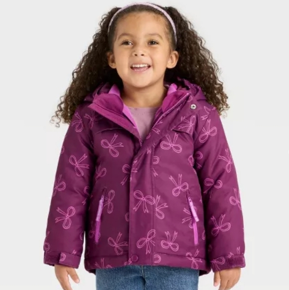 Cat & Jack Other - Cat & Jack Purple Puffer Jacket Size 18 Months